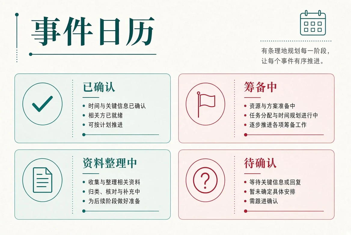 事件日历栏目图片